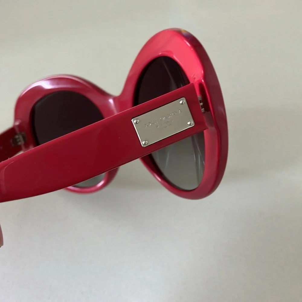 Dolce and Gabanna red sunglasses - Picture 3 of 3